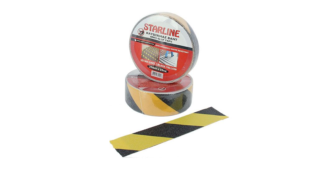 Slip Tape yellow  Black