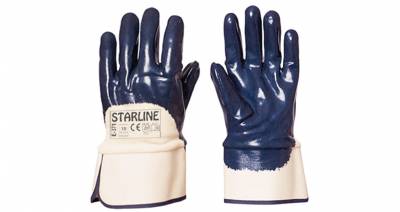 Oil Worker Nitrile Glove / E-371