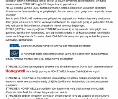 STARLINE & HONEYWELL PARTNERLİĞİ